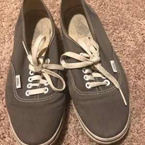 Vans size 8 grey